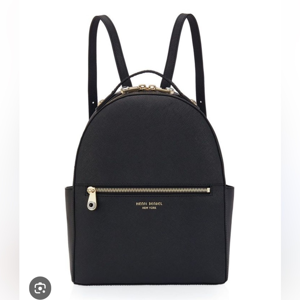 Henri Bendel Black Backpack NWT